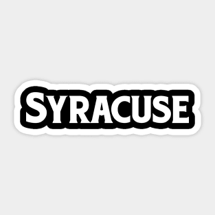 Syracuse New York Raised Me Sticker